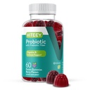 Viteey Probiotic Gummies with Prebiotics – Gut Health Supplements for Digestive Health – 2 Billion CFUs – Vegan, Gluten-Free – 60 Con