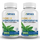 Palmara Health Premium Andrographis Paniculata Extract 2 Pack - 1,200mg (100mg Andrographolides) por Serving, Non-GMO, Vegan, Gluten Free
