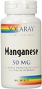 Solaray Manganese Suplemento, 50 mg, 100 Conde