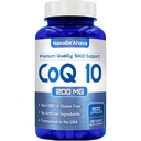 CoQ10 200mg Capsules ANTE Vegan Friendly Coenzyme Q10 200mg de Easy Absorption Ubiquinone Suplemento para Skin Heart and Energy Support ← Made in The USA in cGMP Facilities (200 Servings)
