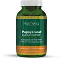 Armonía Nutraceuticals Papaya Leaf Supreme Extract Highest Potency Maximum Bioactividad Organic Dr. Gumman's Clinical Grade 120 Vegan Capsules Synergized with Triperine