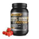 Goliath Labs 100% Whey Protein Powder Isolate/Blend ¦ Fast-Absorbing Workout Suplementos para Hombres y Mujeres ANTE 25g de Proteína Pura y 5.5g de BCAAs en Cada Serv ¦ Strawberry, 5 lbs, 68 Servimientos