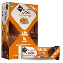 Nugo Slim Dark Chocolate Crunchy Peanut Butter, 16g Vegan Protein, 3g Sugar, 7g Fiber, Low Net Carb, Keto Friendly, Gluten Free, 24 Conde