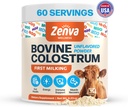 Colostrum Suplemento Bovine Colostrum for Humans 100% Pure Grass Fed, Supergut Health & Immune Support, 50% IgG, Unflavored, Calostro Bovino para Adultos Organico 60 Servings Powder
