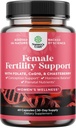 Suplemento de fertilidad para las mujeres con multivitaminas prenatales - Fertilidad femenina Apoyo con broche de folato ionitol prenatal y coQ10 Blend for Women to Promote Faster Conception