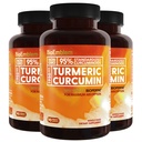 BioEmblem Turmeric Curcumin Suplemento con BioPerine ← Soporte Conjunto " Salud del Corazón Silencioso con Pólvora Turmerica Orgánica " 95% Curcuminoides Extracto Ø California Made, Non-GMO, 90-Day Supply