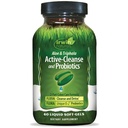 Irwin Naturals Aloe " Triphala Active Cleanse + Probiotics - 60 Liquid Softgels - Natural Digestive Support - Gentle, Effective Detox + Elimination 2-Part Colon Care - Nourish + Balance