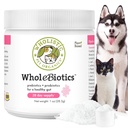 Wholistic Pet Organics WholeBiotics - Daily Dog Probiotics for Digestive Health Support & Immune Boost - 9 Strains - Prebiotics &amp; Probiotics for Dogs & Cats - Gut Health for Dogs - 1 Oz - 28 Scoops