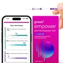 Proov - Empower Hormon Tracker at Home - for Women 30-40+ - Comprender su equilibrio hormonal " Perimenopause Stage - Medidas FSH, LH, Estrógeno " Progesterone - 1 Cycle Test Kit