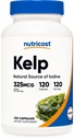 Nutricost Kelp Capsules, 325mcg de Iodine, 120 Capsules, Vegetariano, No Gluten Gratis