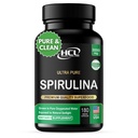 Spirulina Powder capsules 3000 mg - Algas Verde Azul No Irradiada Pura - Best Raw Vegan Protein - Superalimentos Verdes - Multivitamínicos Naturales - 180 píldoras Hecho en los EE.UU.