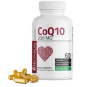 Bronson CoQ10 200 MG producción de energía celular de alta potencia, 60 cápsulas vegetarianas