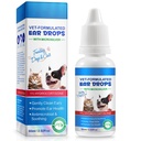 Tratamiento de la infección del oído gotas para perros y gatos, con 1% Hidrocortisona Soothing Infección del perro, Itchy Ear Alivio-Treats Ear Infecciones para perros &amp; gatos - 2 fl oz