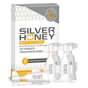 Absorbina Silver Honey Rapid Ear Care Vet Strength Concentrated Doses, 5 Ear Drops for 10 Days on 1 Ear for Dogs & Cats, Medical Grade Manuka Honey & MicroSilver BG