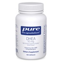 Encapsulaciones puras DHEA 10 mg - Suplemento Adrenal para Soporte Inmunitario, Metabolismo &amp; Saldo hormonal - con DHEA micronizada - 180 cápsulas