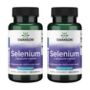 Swanson Selenium (L-Selenomethionine) - Suplemento Herbal Promoción de la Salud del Corazón " Salud de la próstata - May Support Sistema inmune " Salud tiroidea - (300 cápsulas, 100 mg cada uno) (2 paquete)