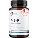 Diseños para Salud P-5-P - 50mg Vitamina B6 (P5P Pyridoxal-5-Phosphate) Suplemento - No GMO, Vegan B-6 (120 cápsulas)