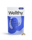 Wellthy Night Time Thermogenic - Vitamina B6, Ashwagandha & Melatonin - Thermogenic Nighttime for Women - Belly Thermogenic - Natural Weight Loss Supplements for Women, 60ct
