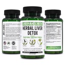 Siberian Green Herbal Liver Detox con Milk Thistle Artichoke Dandelion 60 cápsulas – Fórmula Siberiana tradicional Plus Enzymes para apoyar la salud del hígado