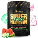 ALPHA LION Superhuman Pump Pre Workout Powder, Caffeine Free &amp; Stim Free Preworkout Suplemento, Nitric Oxide Booster, Muscle Gainer, Energy & Focus (42 Servings, Muscle Melon Flavor)