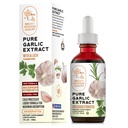 Extracto de ajo puro – Suplemento de Allicin – Apoyo inmunitario. Fórmula libre de alcohol, Vegan, Raw, Superfood – Gotas de aceite de ajo líquido - 1 fl.oz
