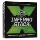PMD Sports Six Week Inferno Stack - Maximum Strength Fat Burner y CLA Omega Fatty Acid to Lose Fat Fast y Aumentar el tono muscular - Arsenal X Inferno/120 Gels líquidos, Omega Corta Elite/180 Softgels