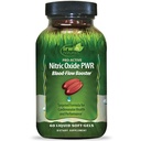 Irwin Naturals Pro-Active Nitric Oxide PWR - 60 Líquido Soft-Gels - Sangre-Flow Booster con L-Citrulline, Beet Root & Red Spinach