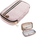 BAGSFY Pill Organizer Case 2 Times a Day- Weekly Medicine Organizer Travel Pill Box with Removable 7 Day Medicine Case Container for Fish Oil, Vitamina, Suplemento