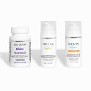 Skinuva® Complete Care System: Scar+ SPF 30 (1 oz), Brite (1 oz) & Bruise (14 Capsules) - Helps Reduce Scars, Discoloration, Bruising, & Swelling - Safe For All Skin Types