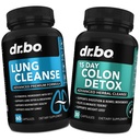 Lung Cleanse " Colon Detox - Fórmulas herbales para apoyar los movimientos de salud respiratoria " Bowel