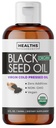 USDA Organic Black Cumin Seed Oil Liquid (8 fl oz) Premium Cold-Presed Nigella Sativa Producing Pure - Antioxidant Supplement - Vegan, Gluten-Free, " Non-GMO (No Pills or Capsules)