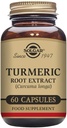 Solgar Standardized Turmeric Root Extract 400 mg, 60 cápsulas vegetales - Antioxidante Soporte para Cerebro, Conjunto, &amp; Inmune Salud - No GMO, Vegan, Gluten Free, Dairy Free, Kosher - 60 Actuaciones