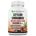 1800mg Cápsulas de Ceilán Orgánico Silencioso 180 Contar Apoyos Conjuntos, Respuestas Inflamatorias Saludables, Antioxidante &amp; Salud Cardiovascular ← No GMO &amp; Gluten Suplemento Libre