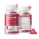 Suplemento bereberina 1500mg, azúcar bereberina libre con gomas de canela de Ceylán, Cromo,Turquía, Fenugreek para metabolismo natural equilibrado, bereberina HCl del extracto de arándanos indios, 120 Cts