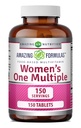 Fórmulas increíbles Suplemento multivitamínico para mujeres ← Alimentación Basada en 150 Tablets ← Perfect Blend of Vitamins, Minerals &amp; Probióticos ← Non-GMO TEN Gluten-Free TEN Made in USA