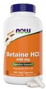 Ahora Betaine HCl 648mg 240 Veg Capsules (Pack of 2) - Enzymes Digestivos Suplemento - Mejorado con Pepsin Protease para Protein Digestion Support