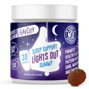 FlavCity Melatonin Sleep Gummies for Adults, Lights Out Gummy - Chewable Sleep Support Supplement with Plant-Based GABA, Magnesium " Chamomile for Deep " Restful Bedtime, 30-Day Supply