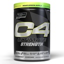 Cellucor C4 Ultimate Strength Pre Workout Powder - Tri-Stim Experience 300mg Caffeine+TeaCrine+Dynamine - Creatine & Beta-Alanine - Suplemento energético para hombres y mujeres - Sour Green Apple, 20 Serviciones