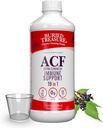 Tesoro enterrado ACF Apoyo a la Inmunidad Extra de Fuerza, 16oz. con Copa de Dosis, Vitaminas y hierbas, Suplemento Dietario de Inmunidad