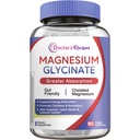 Recetas del doctor Magnesium Glycinate Supplement, Amino Acid Chelated, Non Buffered, High Absorption, Easy on Stomach, Support Calm, Bone, Heart, Energy, Nerve, 90 Vegan Capsules