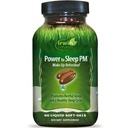 Irwin Naturals Power to Sleep PM - 60 Liquid Soft-Gels - with Melatonin, GABA, Ashwagandha, Valerian Root &amp; L-Theanine - 30 Servings