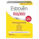 Estroven Stress Relief & Energy Boost for Menopause Relief - 28 Ct. - Ingredientes de Proveedores Clínicamente Proporcionan Estrés " Energy Support + Night Sweats " Hot Flash Relief - Drug-Free and Gluten-Free
