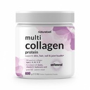 Multi Collagen Protein Powder 600g - 5 Tipos (I, II, III, V, X) Grass-Fed & Pasture-Raised ANTE with Biotin 5000mcg, Vitamina C ' Hyaluronic Acid ¦ Keto, Paleo, Unflavored (54 Servings)