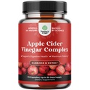 Limpieza de cápsulas de vinagre de manzana - ACV Cleanse and Detox Pills for Gut and Digestive Health with Slimming Cayenne - Extra Strength ACV Capsules for Gut Cleanse and Full Body Detox (30 Servings)