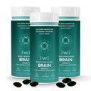 iwi life Brain Omega-3, 180 Softgels (90 Servings), Vegan Plant-Based Algae Omega-3 con EPA + DHA, Focus, Memory and Mood Support Suplemento dietético, Krill & Fish Oil Alternative, No Fishy Aftertaste