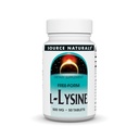 Fuente Naturales L-Lysine Free Form -Amino Acid Suplemento Apoya la Formación Energética & Collagen* - 500 mg- 50 Tablets