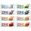 ONE Protein Bares, Sampler Variety Pack, Gluten Gratis con 20g Protein y 1g Azúcar, Pantry Staples, 2.12 oz (8 Conde)