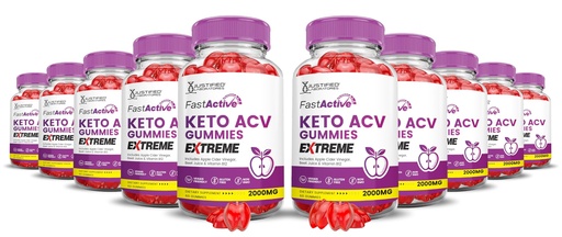 (10 Pack) Fast Active Keto ACV Gummies Extreme 2000MG Fastactive Keto Gummies Apple Cider Vinegar Formulated with Pomegranate Beet Juice Powder B12 Vegan Non GMO 600 Gummys