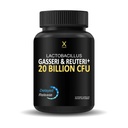 HUMANX Lactobacillus Gasseri " Reuteri+ 20 Billion CFU Plus Prebióticos Orgánicos y Punicaligans - Suplementos Probióticos - Estados Unidos Fabricado - Non-GMO - Rendimiento Capsule de liberación retrasada