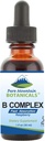 Complejo Liquid Vitamina B Complejo - Raspberry Flavor Kosher B Complejo Vitamina con B12, B6, Thiamin, Biotin, Niacin - 1oz Botella